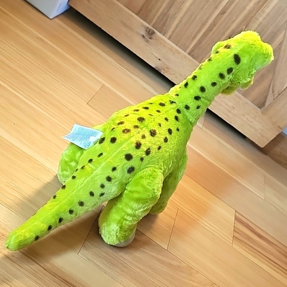 Rare Australia Exclusive Build A Bear Green Spotted Brachiosaurus 23" Plush - Picture 6 of 13